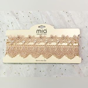 4/$25 Pink Lace Choker Set